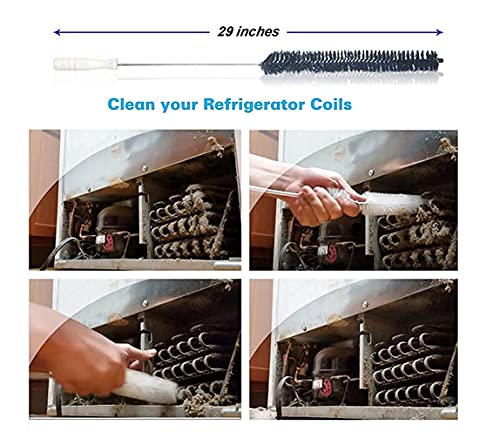 Details about   Dryer Duct Cleaning Kit Lint Remover Extends Up To 16Feet Synthetic Brush Head 0 