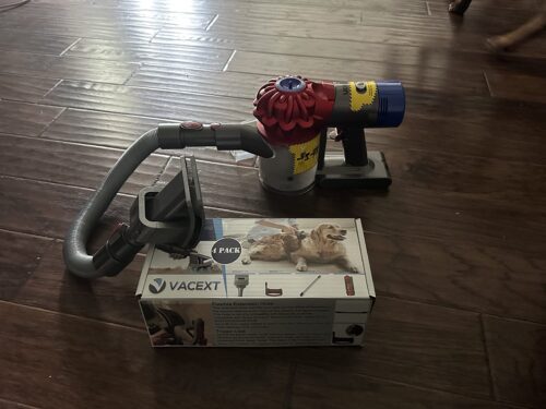 VACEXT Dog Grooming Brush Vacuum Attachment 1: with Extension Vacuum Hose compatible with Dyson V11 V10 V8 V7 V6 Vacuum Cleaner photo review