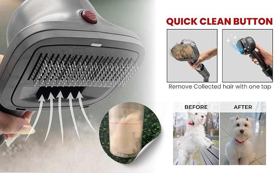 VACEXT Dog Grooming Brush Vacuum Attachment 1: with Extension Vacuum Hose compatible with Dyson V11 V10 V8 V7 V6 Vacuum Cleaner 18 Asin 010_ảnh A+ 04