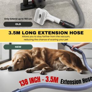 VACEXT Dog Grooming Brush Vacuum Attachment 1: with Extension Vacuum Hose compatible with Dyson V11 V10 V8 V7 V6 Vacuum Cleaner 11 Asin 010_listing 2