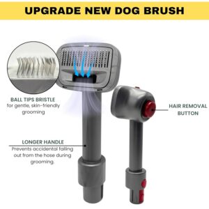 VACEXT Dog Grooming Brush Vacuum Attachment 1: with Extension Vacuum Hose compatible with Dyson V11 V10 V8 V7 V6 Vacuum Cleaner 12 Asin 010_listing 3