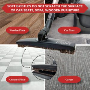 VACEXT Universal Horsehair Vacuum Attachments Kit for Shark vacuum cleaners Set 3: Hard Floor, Hardwood Floor Brush and Replacement Accessories for Vacuum Cleaners 19 4