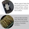 VACEXT Horse Hair Hard Floor Tool Kit 4, For Miele vacuum cleaners: Horse Hair Vacuum Brush Attachments with Wheels - Vacuum Cleaner Attachments for Carpet, Tile Hard Floors - 1-3/8 Inch Hardwood Floor Vacuum Attachment - Image 5