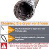 Flexible Crevice Tool for Dyson V7 V8 V10 V11 V15 Cordless Vacuum & Refrigerator Condenser Coil Brush - Dryer Lint Brush Vent Trap Cleaner - Vacuum Attachment for Car Detailing and Corners Cleaning - Image 3