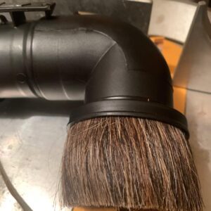 VACEXT Round Dusting Brush Tool Attachment for Shop Vac vacuum cleaners, 2-1/2 Inch Wet/Dry Vacuum Hose: Perfect for Cleaning Furniture, Blinds, Car Interiors - 2.5'' Replacement Shop Vacuum Accessories (Horse Hair Brush) photo review