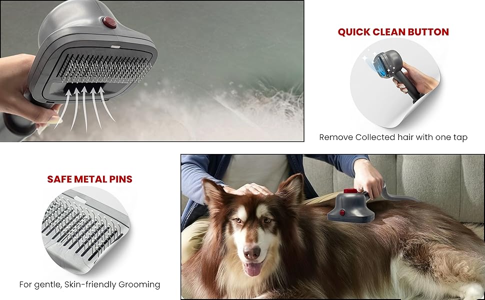 VACEXT Pet Grooming Brush Vacuum Attachment for Shop-Vac vacuum cleaners Set 2: Grooming Vacuum Brush for Dogs, Cats and Vacuum Extension Hose up to 2.5M - Dog Grooming Attachment for Efficient Hair Removal - Cat, Dog Brush Vacuum Attachments? 17 Asin 053_ảnh A+04