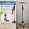 VACEXT Vacuum Attachments & Accessories Holder for Dyson V15 V12 V11 V10 V8 V7 Outsize Gen5 G5 Cordless Stick Vacuum Cleaners Without Drilling Wall Mount - Dyson Docking Station Attachments Organizer - Image 2