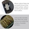 VACEXT Replacement Vacuum Brush Head with Wheels & Horsehair Bristles Compatible with Miele C1 C2 C3 Vacuum Accessories & Attachments for Carpet, Tile Hard Floors - 1-3/8'' Hardwood Floor Vacuum Attachment - Image 5