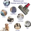 VACEXT Mini Motorized Brush Head for Dyson vacuum cleaners Set 4: Soft Nylon Brush for Dyson Cordless V7 V8 V10 V11 V15 Vacuum Cleaners Head Replacement Parts - Pet Hair Remover (Vacuum Accessories & Attachment) - Image 2