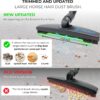 VACEXT Brush Head for Universal Vacuum Set 5: New Hardwood Floor Attachment with Horse Hair Soft Bristles & Flexible Brush Head for Vacuum Cleaners using 1-1/4" (1.25inch) (32mm) Universal, Work on Low Carpet & Wood/Bare/Tile/Hard Floors - Image 2