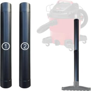 2 1/2'' Accessories & Attachments for Shop-Vac vacuum cleaners - 2.5 Inch Wet Dry Vacuum Extension Wands Replacement, Vacuum Dust Brush Kit for Shop Vacs -2.5" Replacement Tubes Accessories 10 Asin 126-001