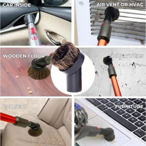 For Dyson Replacement Vacuum Attachments with 1.25'' Universal Hose Adapter Kit Compatible with Dyson CY22 CY23 Cinetic Big Ball DC58 DC59 DC62, V6 V7 V8 V10 V11 V15 - HouseHold Vacuum Cleaning Kit 10 1