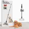 ENUKYCOM Ultimate Pet Hair Removal Carpet Rake – 60” Adjustable Handle & Wall Clamp for Easy Storage. 2 Asin-163_Main image
