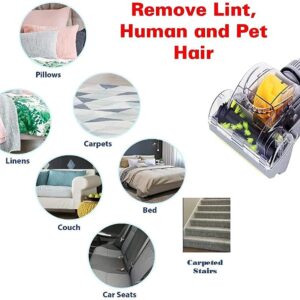 Universal 1-1/4'' Vacuum Turbo Brush Attachment for Pet Hair Removal – Fits Shop Vacs 1.25”(32mm) Hoses – Air Driven Turbo Brush Compatible with Most Vacuum Cleaners Using 1-1/4 in Accessories 13 8 1