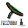 Upgraded Vacuum Floor Brush for Universal Vacuum Cleaners with 1 ¼ inch (1.25'') (32mm) Inner Diameter with Horse Hair Soft Bristles 11.8” Wide Black 2 1.25 Inch Vacuum Floor Brush for Hardwood Floors