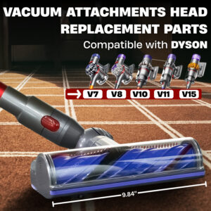 Motorized Brush Head Vacuum Attachment for Dyson V7 V8 V10 V11 V15 13 Motorized Brush Head Vacuum Attachment