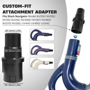 Upholstery Attachment for Shark Navigator Rotator, Vacuum Accessories & Attachments 17 CUSTOM-FIT ATTACHMENT ADAPTER