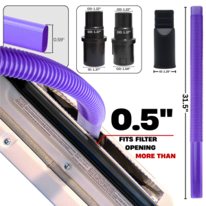 Dryer Vent Cleaner Attachment for Shark Vacuums 14 Product size