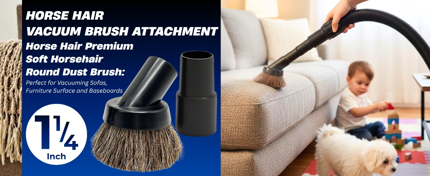 For Shop Vacs Brush Attachment 1.25 Inch
