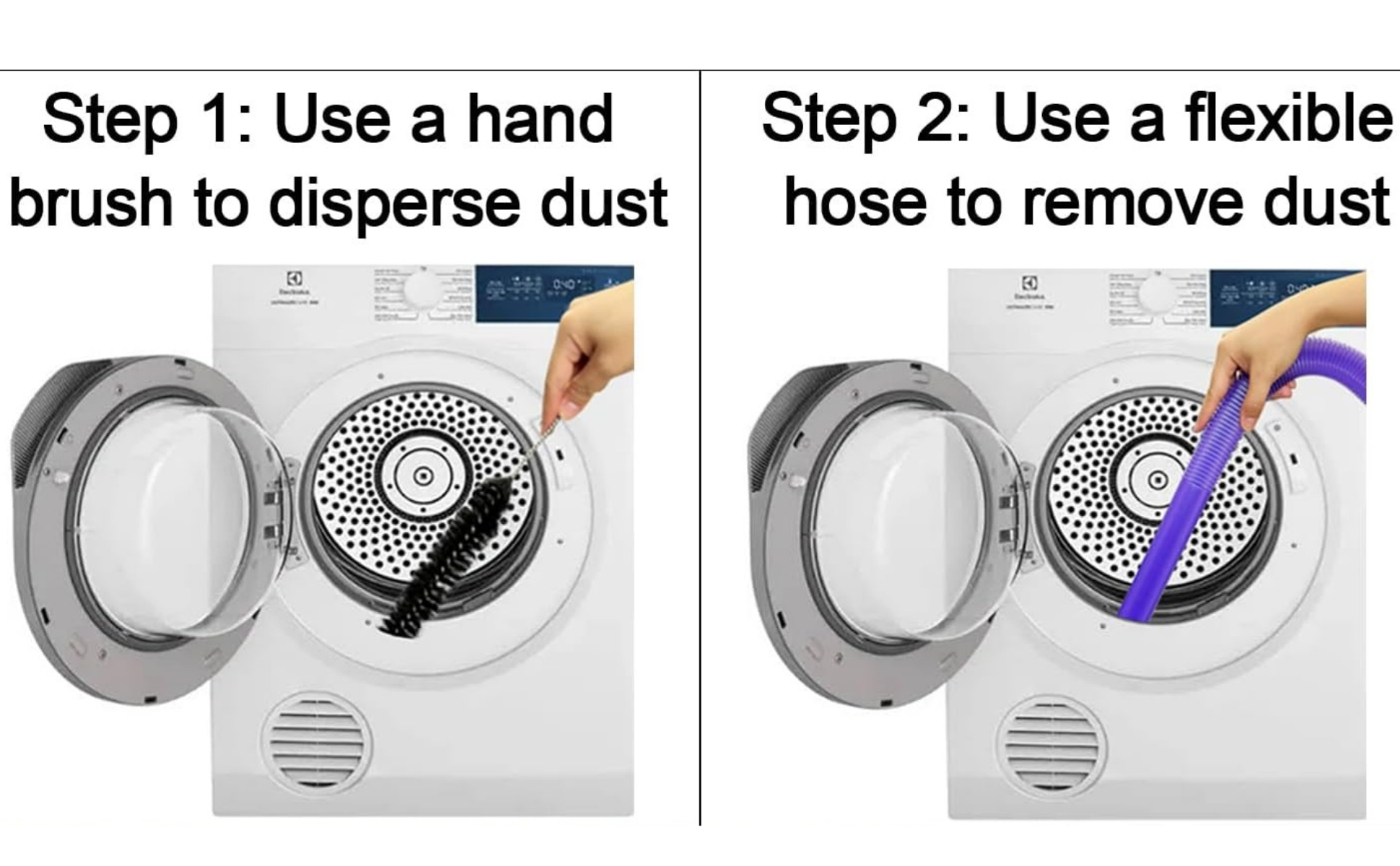 Best dryer vent vacuum attachment for shark NV350 22 This step helps break up stubborn debris