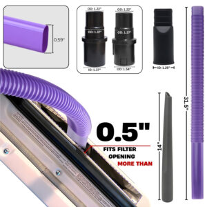 Dryer Vent Cleaner Attachment for Shark 14 Product size
