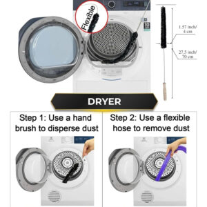 Dryer Vent Cleaner Attachment for Shark 17 Master duster cleaning tool