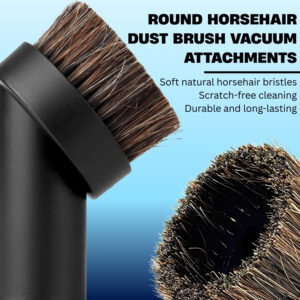 Round Horsehair Dust Brush Vacuum Attachments