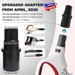 For Shark vacuum crevice tool with Adapter Kit – Perfect for Tight Spaces 10 For Shark vacuum