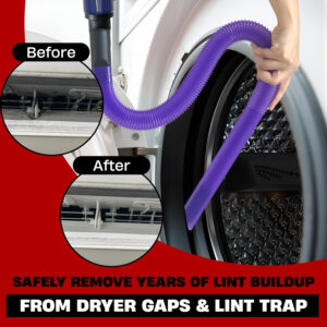 Best dryer vent vacuum attachment for shark NV350 17 Hard to Reach Places