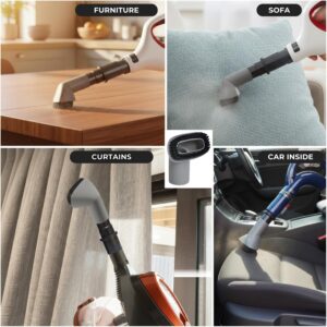 Attachment for Shark Vacuum – Vacuum crevice tool with adapter kit, perfect for cleaning tight and hard-to-reach spaces. 13 DURABLE AND EASY TO INSTALL: