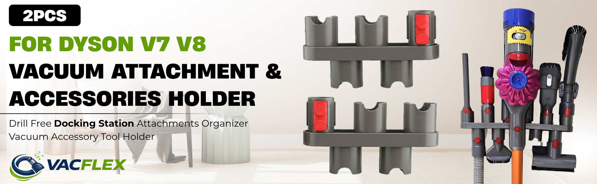 For Dyson V7 V8 Accessories Holder